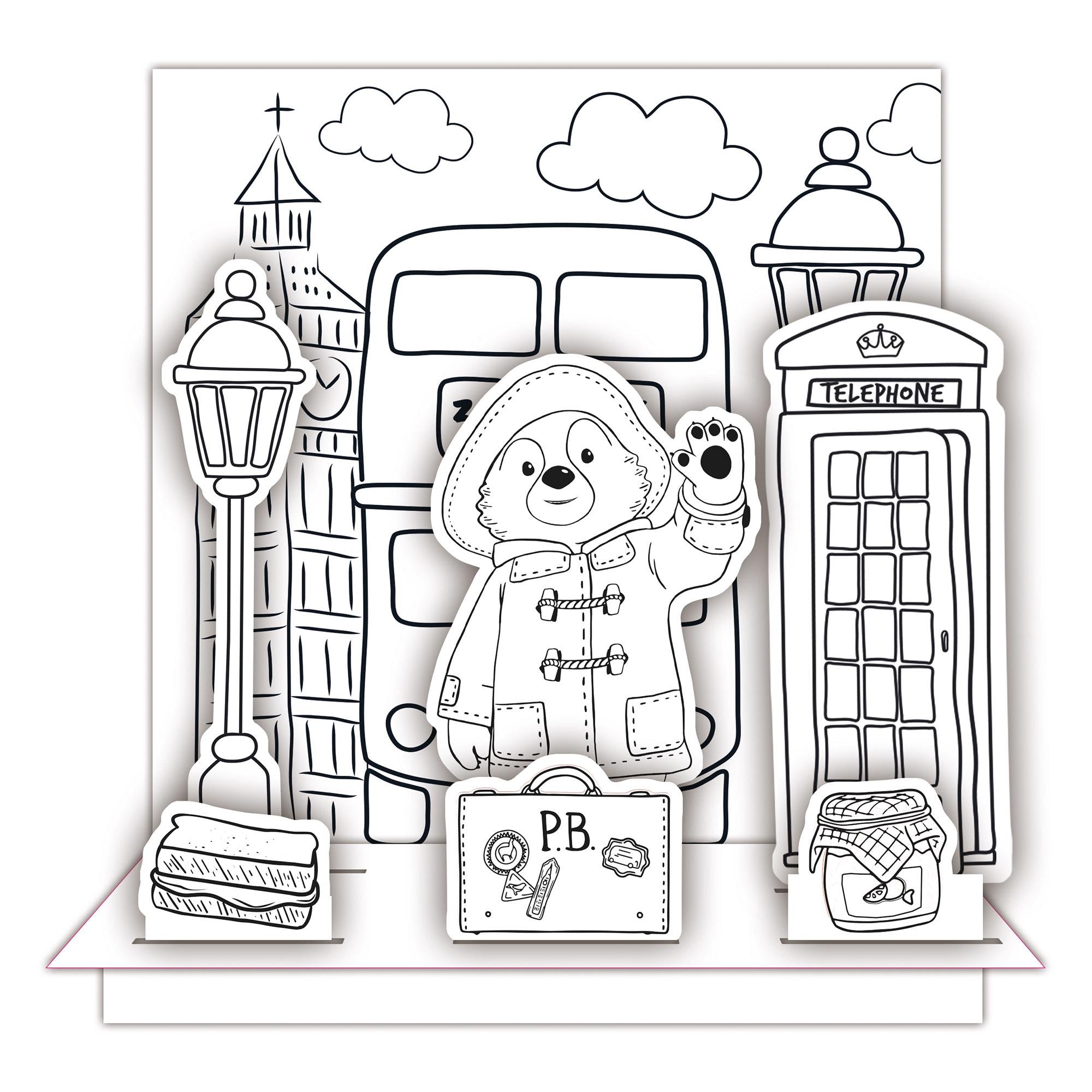 Crayola Paddington Playful Painting 3D Playset Childrens Art Kit - British product