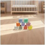 Chad Valley pack of 9 sensory stacking cubes - British product