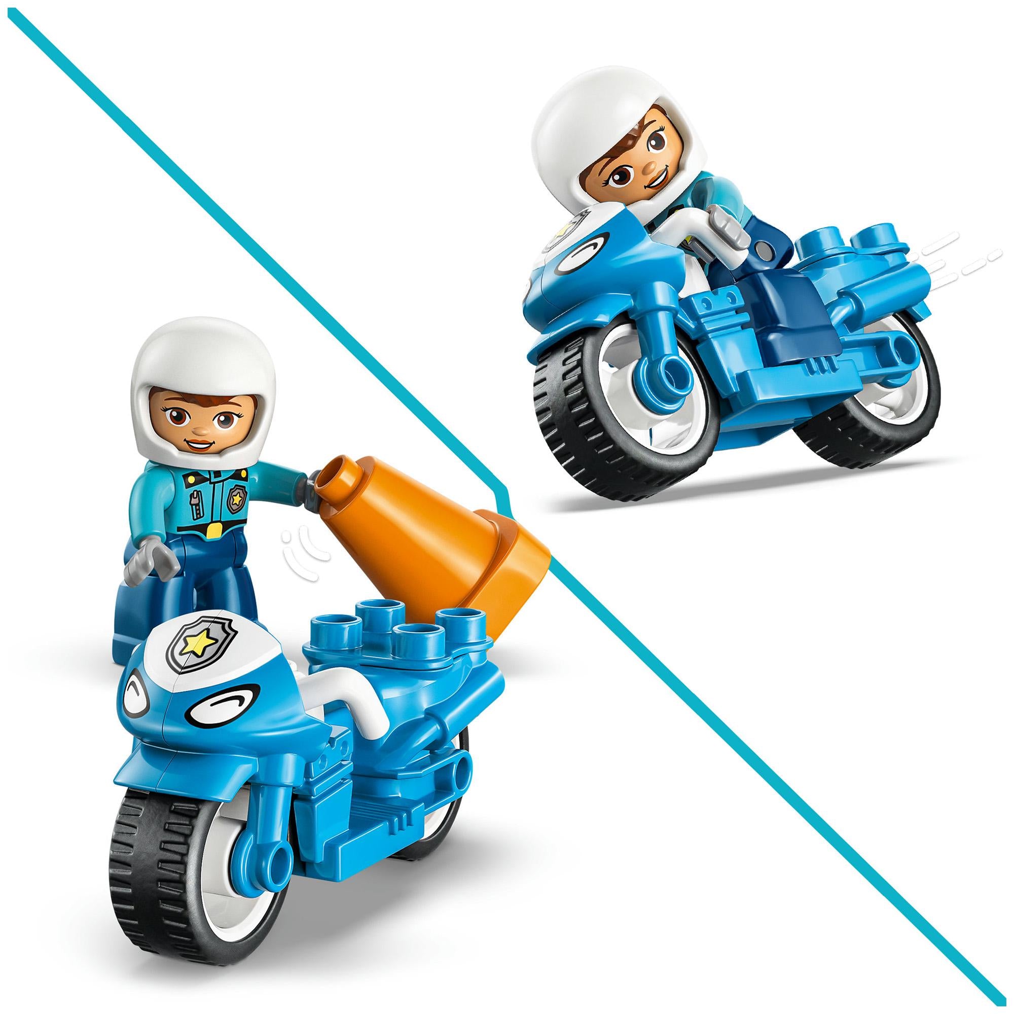 LEGO Duplo police motorcycle toy 10471 - UK version