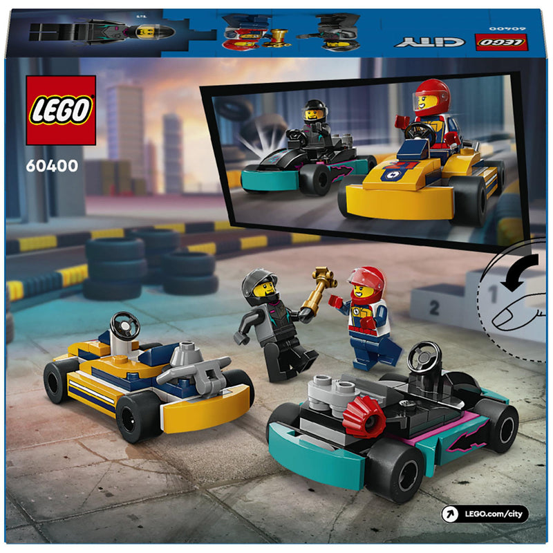 LEGO City Go-Karts Race Drivers toy set, imported from the UK