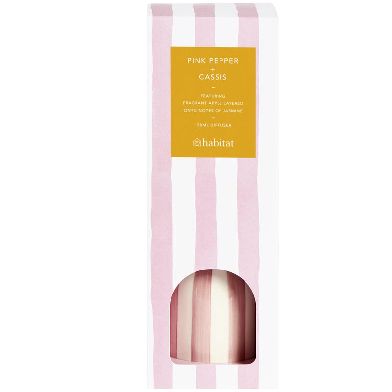 Habitat pink pepper cassis reed diffuser 150ml (British brand)