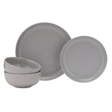 Habitat 12pc matte grey dinner set stoneware - British product