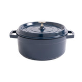 Habitat Cast Aluminium Blue Casserole Dish 4.2L GOODS Sainsburys   