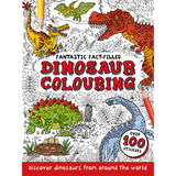Fact-filled children's colouring book animal or dinosaur edition, UK version