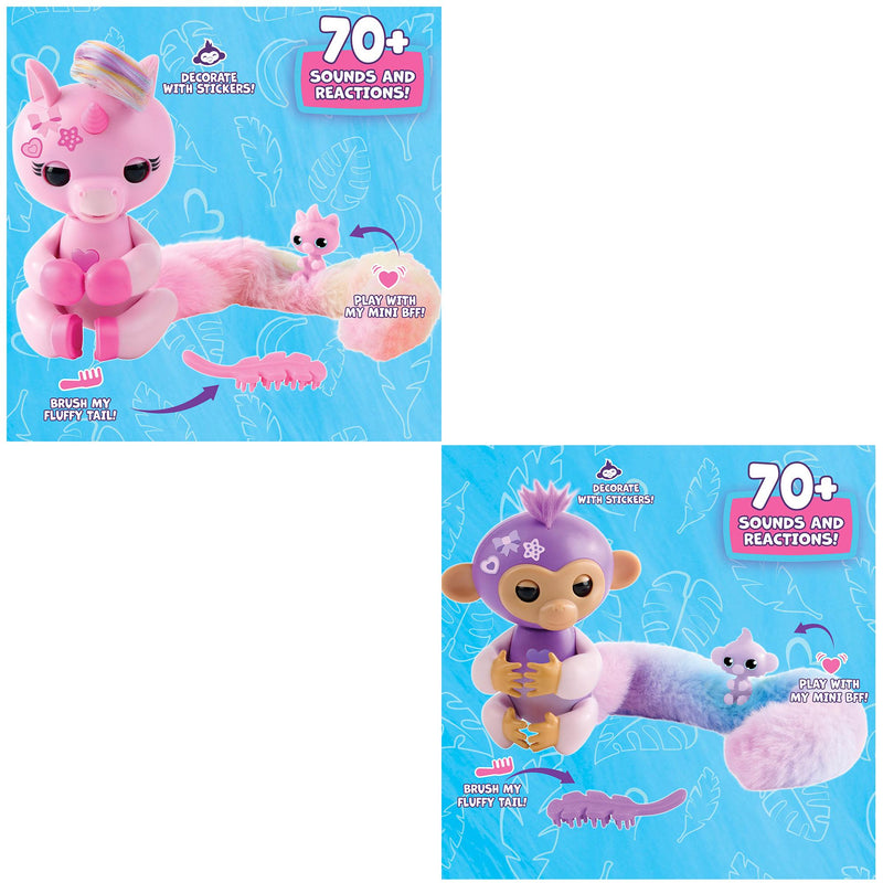 Fingerlings Snuggle Tail toy assortment - British product