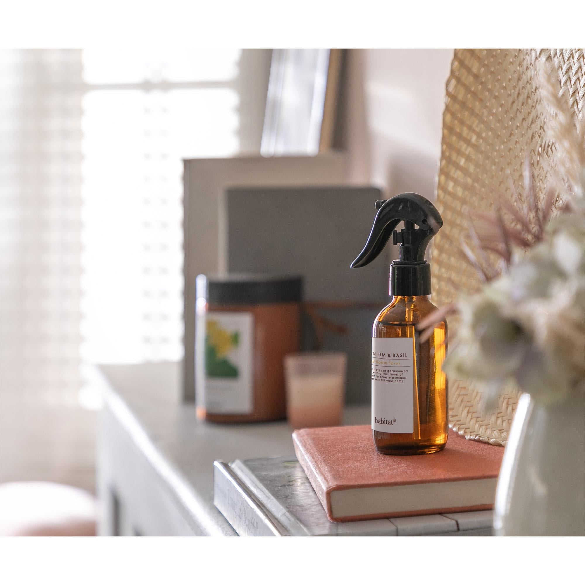 Habitat room spray geranium basil 100ml, UK version