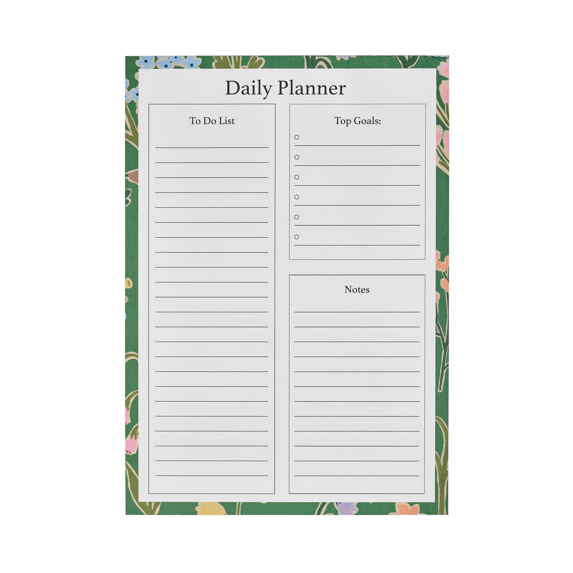 Sainsbury's Floral Daily Planner B5, UK version