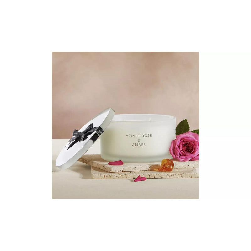 Habitat Luxe Velvet Rose & Amber XL candle 700g (British brand)