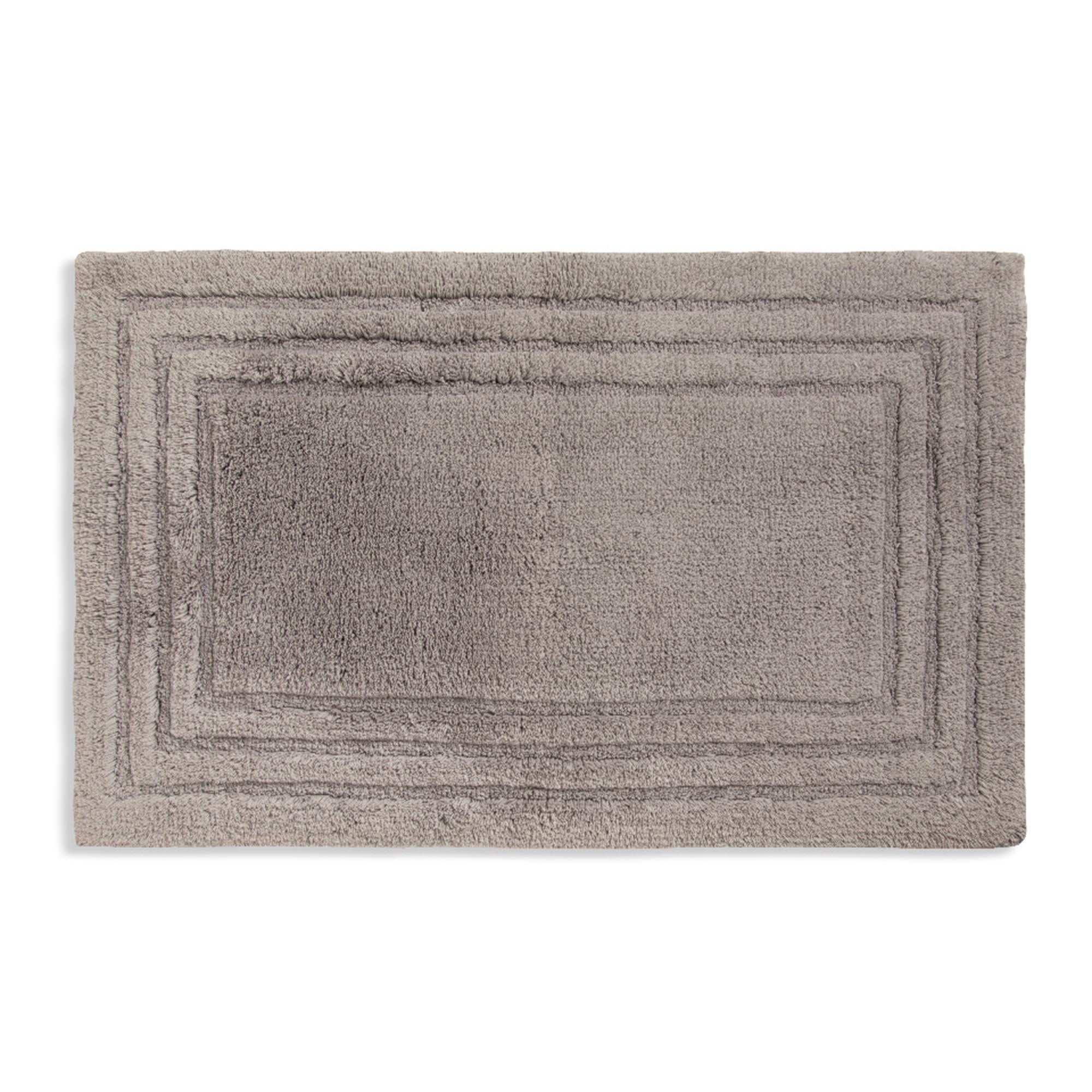 Habitat Deep pile bath mat Silver 80x50cm, UK version
