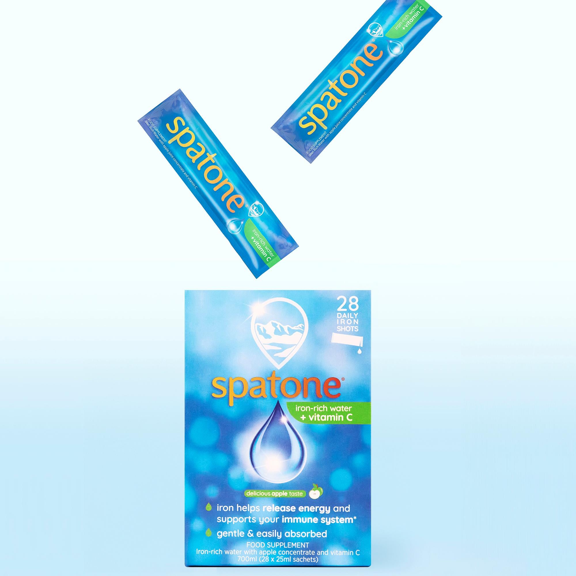 Spatone liquid iron supplement sachets with vitamin C 700ml (British brand)