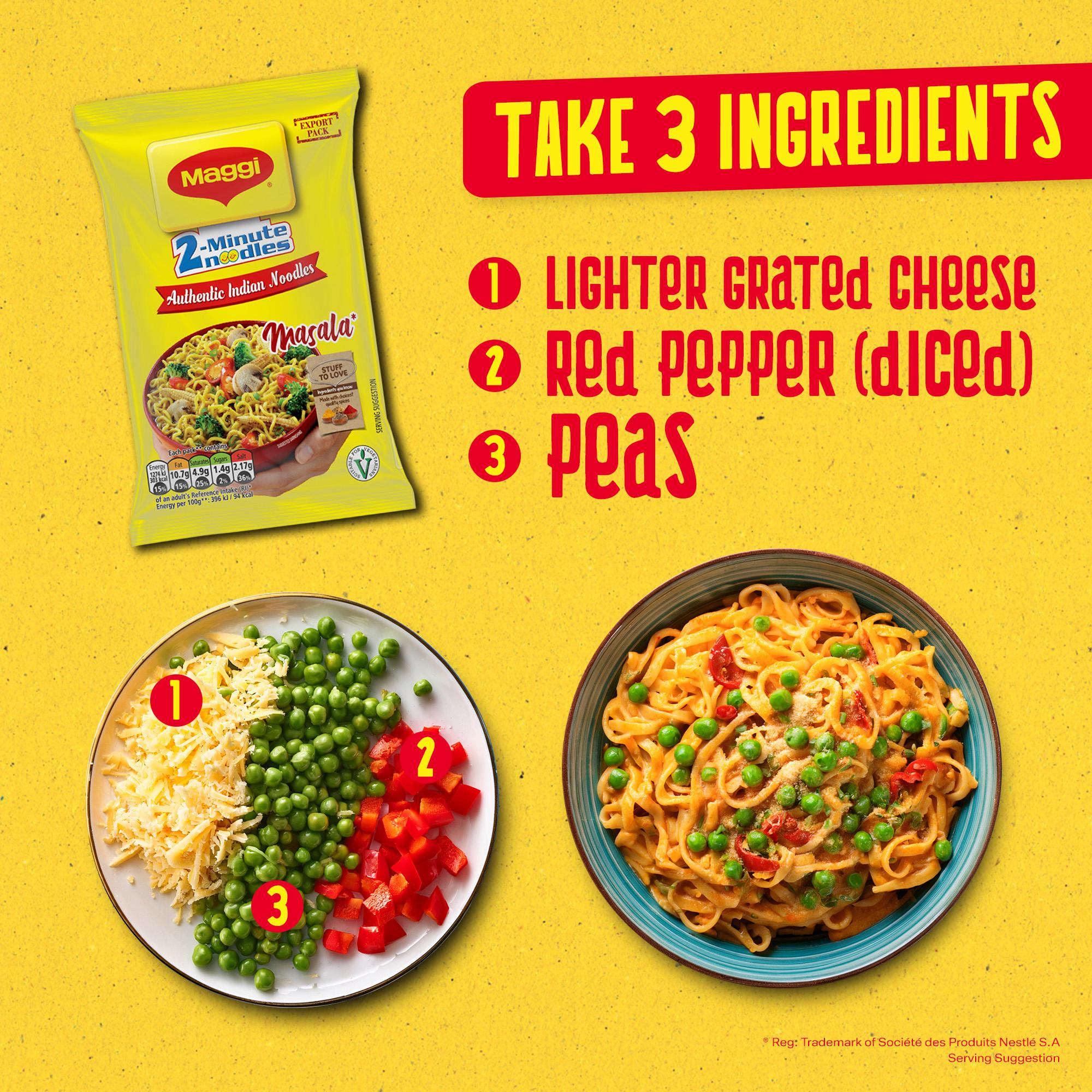 Maggi masala instant noodles 70g - British product
