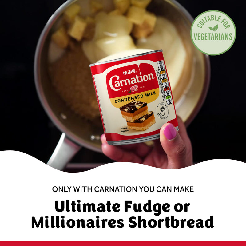 Carnation sweetened condensed milk tin 397g (British brand)
