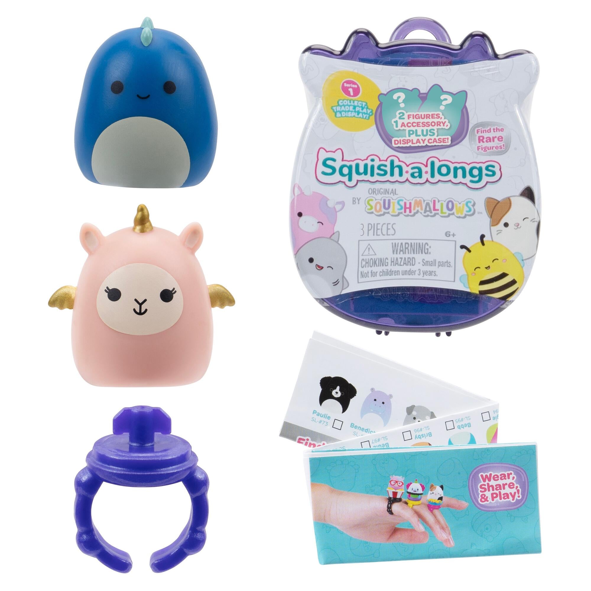 Squishmallows Squish-a-Longs 2 pack 1-inch (British brand)