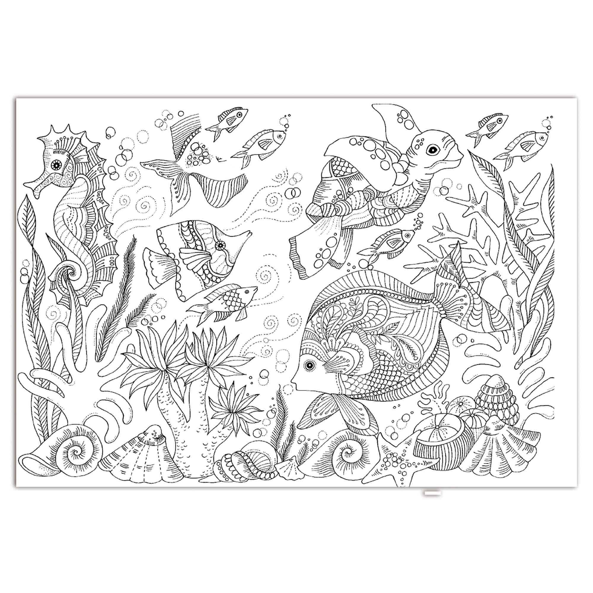 Mindfulness colouring book with 64 pages of intricate patterns, imported from the UK