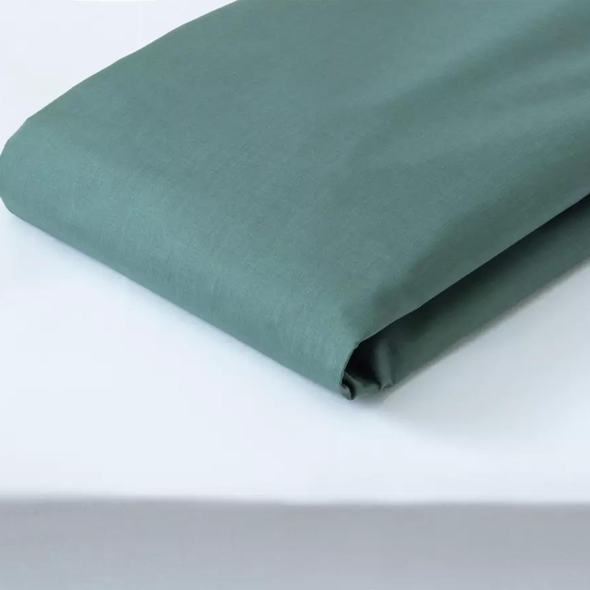 Habitat cotton fitted sheet dove grey 135x190cm, UK version