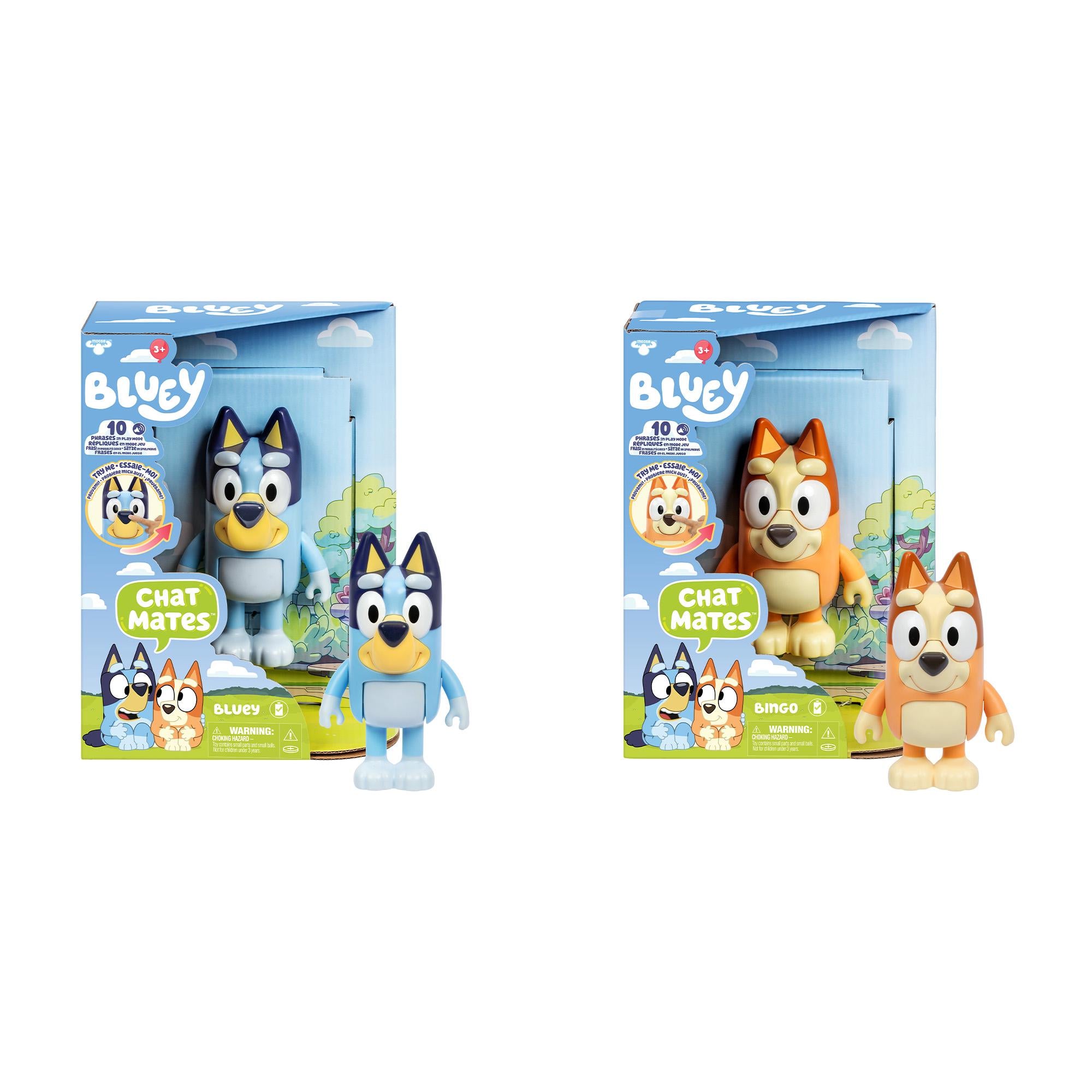 Bluey Chat Mates Bingo Figure 14cm, UK version