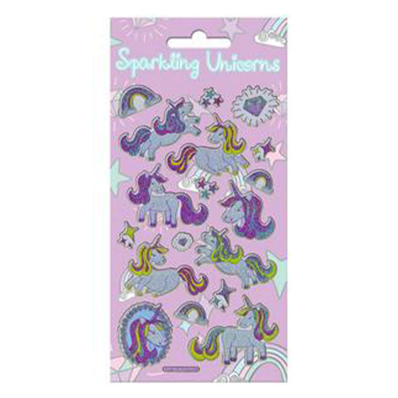 Paper Projects unicorn foiled sticker sheet, imported from the UK