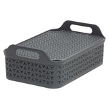 Strata 8L urban basket with lid slate - British product