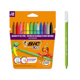 Bic Kids colouring felt pens 12ct - British product
