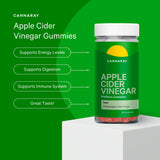 Cannaray Apple Cider Vinegar Wellness Gummies Apple 30 - British product