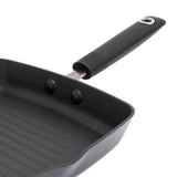 Habitat Black Aluminium Griddle Pan 24cm Non-Stick, UK version
