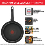 Tefal Titanium Excellence frying pan 32cm, imported from the UK