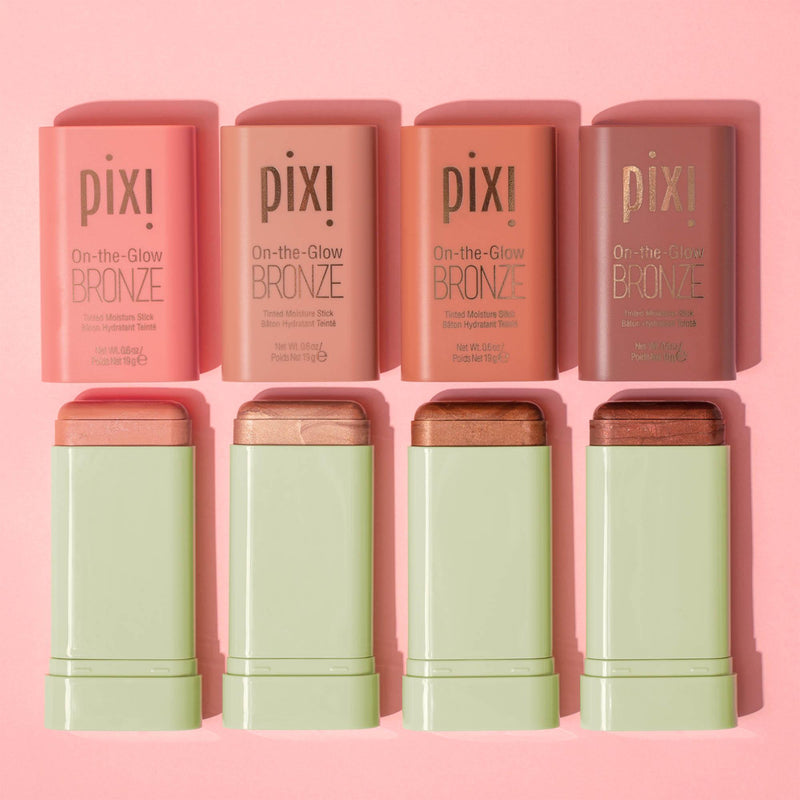 Pixi On-the-Glow Bronze Tinted Moisture Stick 19g, imported from the UK