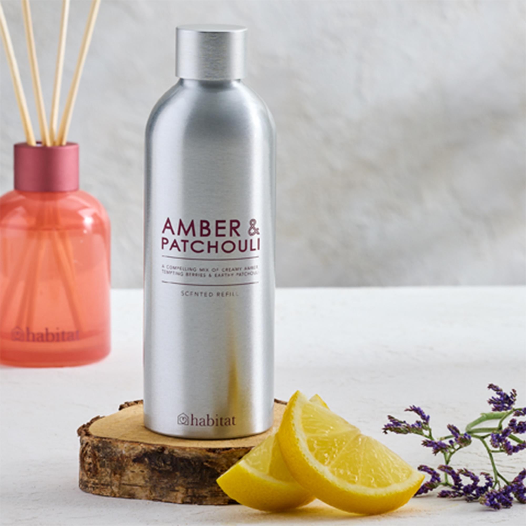 Habitat Scented Diffuser Refill Patchouli and Amber 180ml, UK version