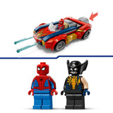 LEGO Marvel Spider-Man Car vs Venomized Wolverine building toy, UK version