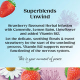 Twinings strawberry camomile limeflower tea bags 20 pack (British brand)