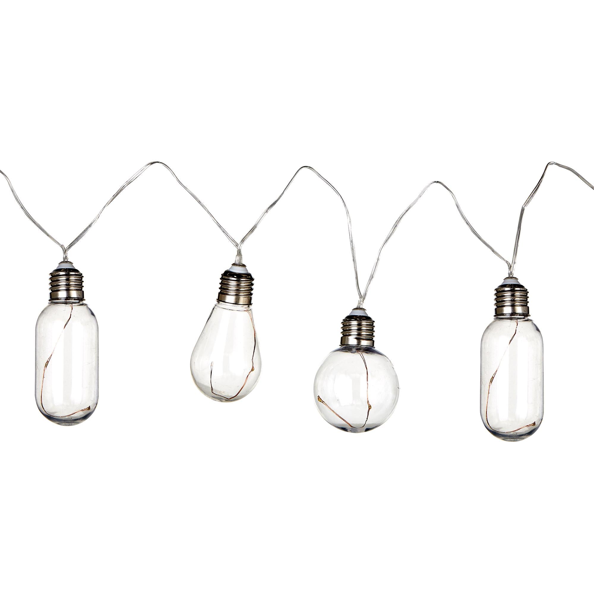 Sainsbury's solar vintage string lights 20 lumen (British brand)