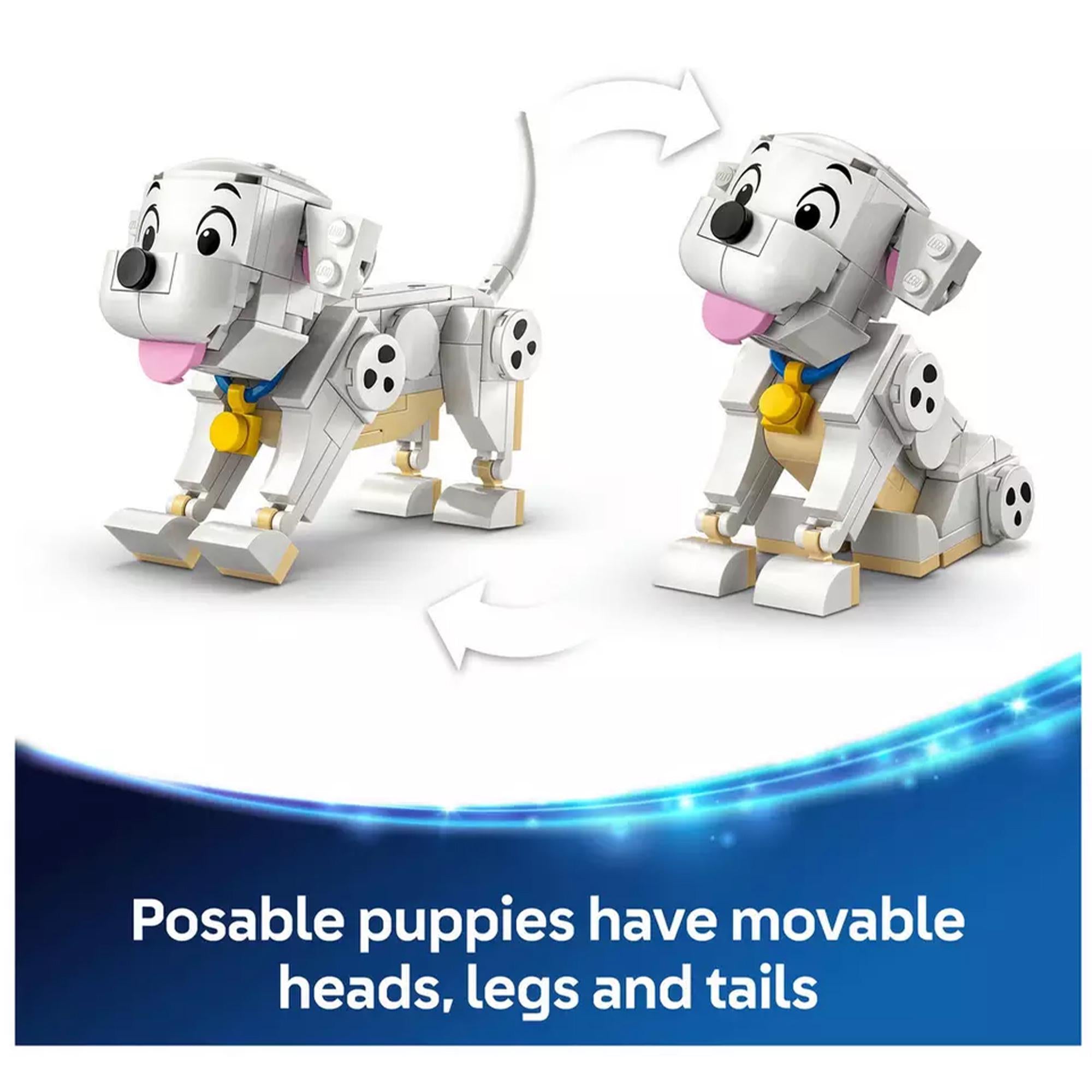 LEGO Disney 101 Dalmatians puppies building set 43271, UK version