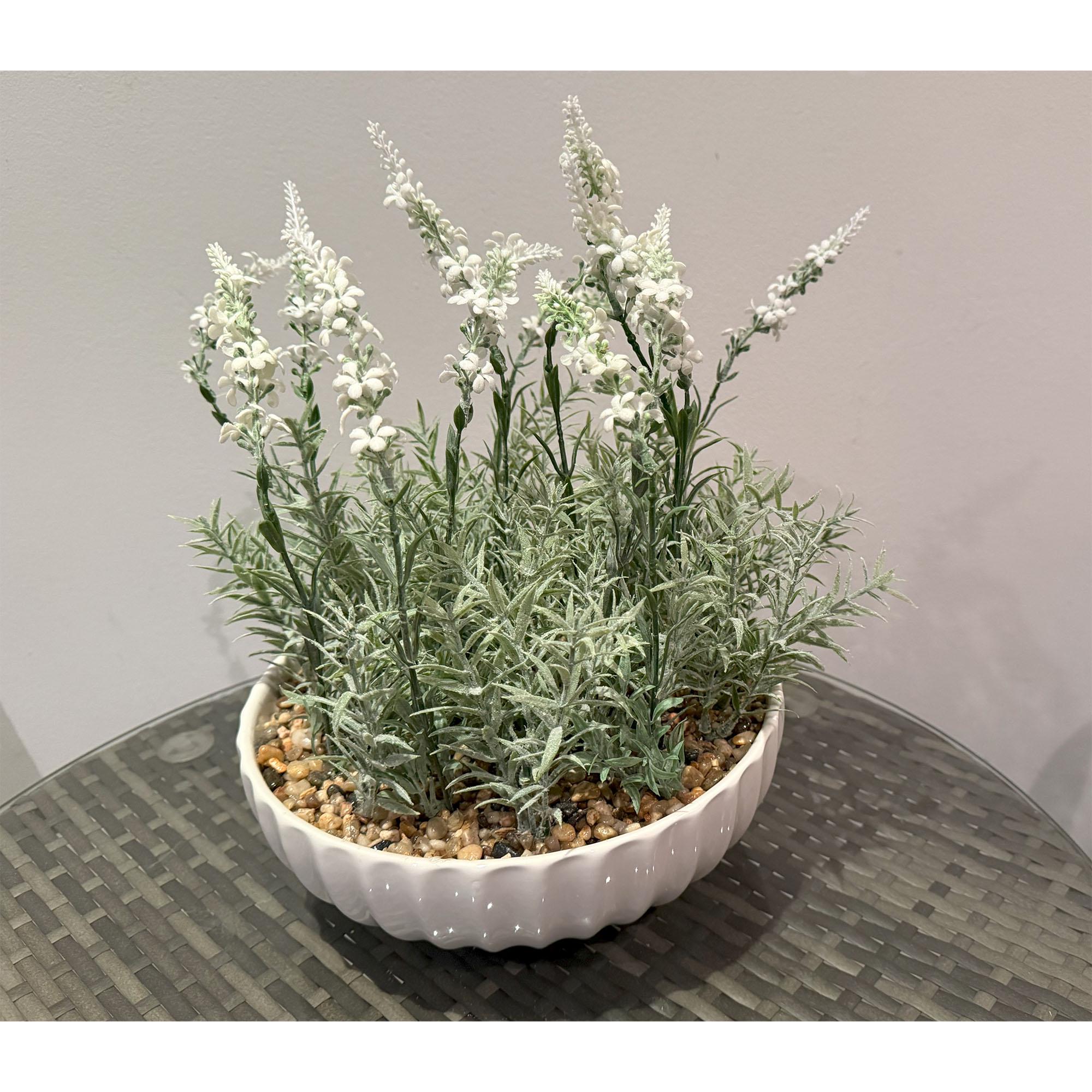 Garden XP artificial lavender bowl 32cm (British brand)
