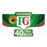 PG Tips original black tea bags 40, imported from the UK