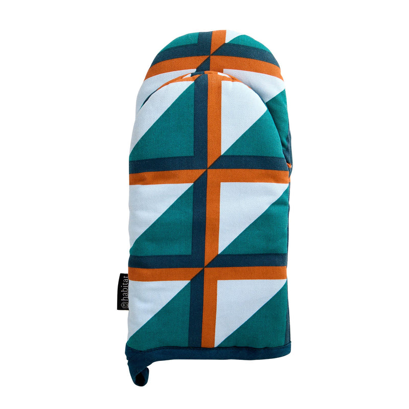 Habitat Geo Cube single oven glove 30x15cm, UK version