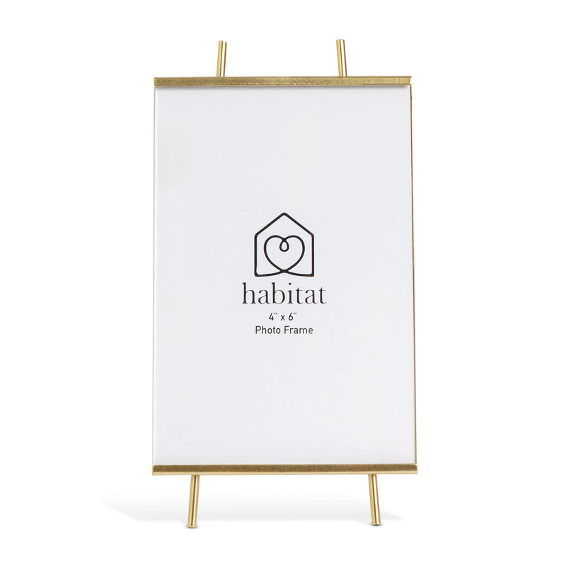Habitat Easel Photo Frame Gold 18x10cm, UK version