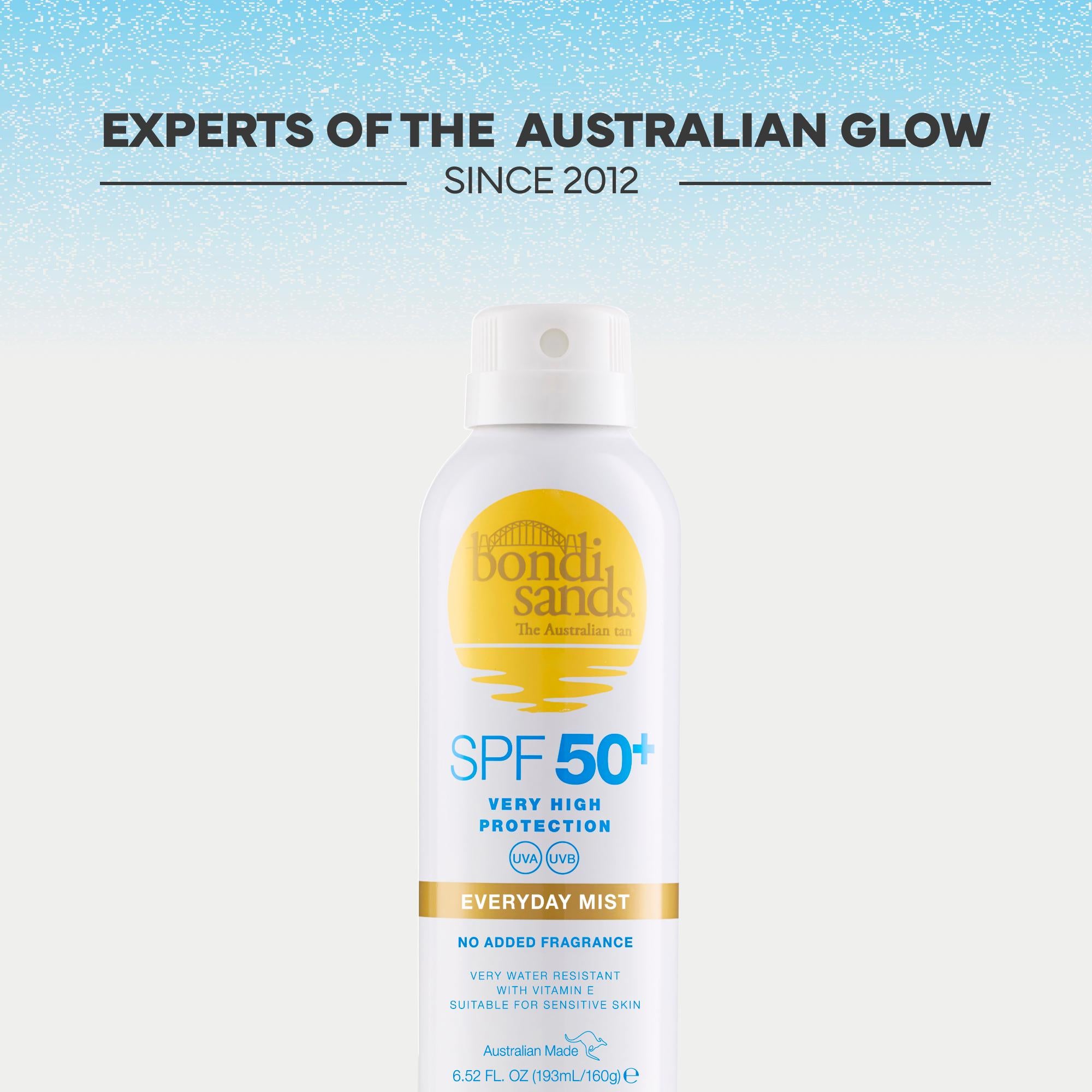 Bondi Sands SPF 50+ sunscreen spray 160g, UK version
