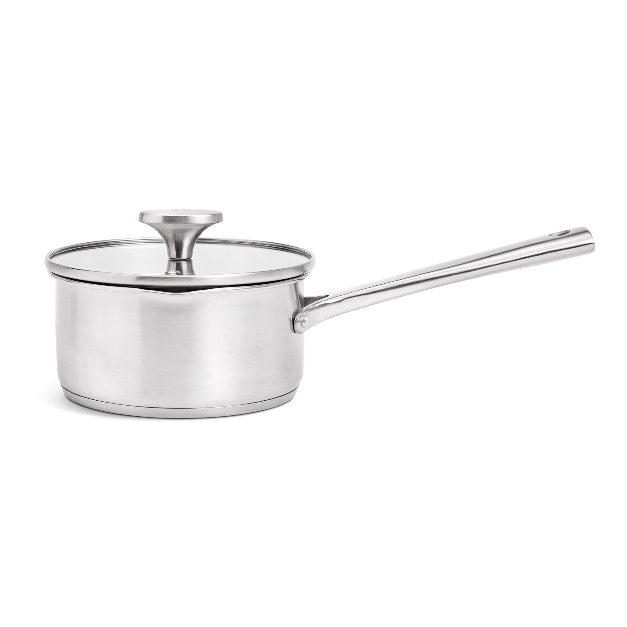 Habitat Ellipse brushed stainless steel saucepan 16cm, UK version