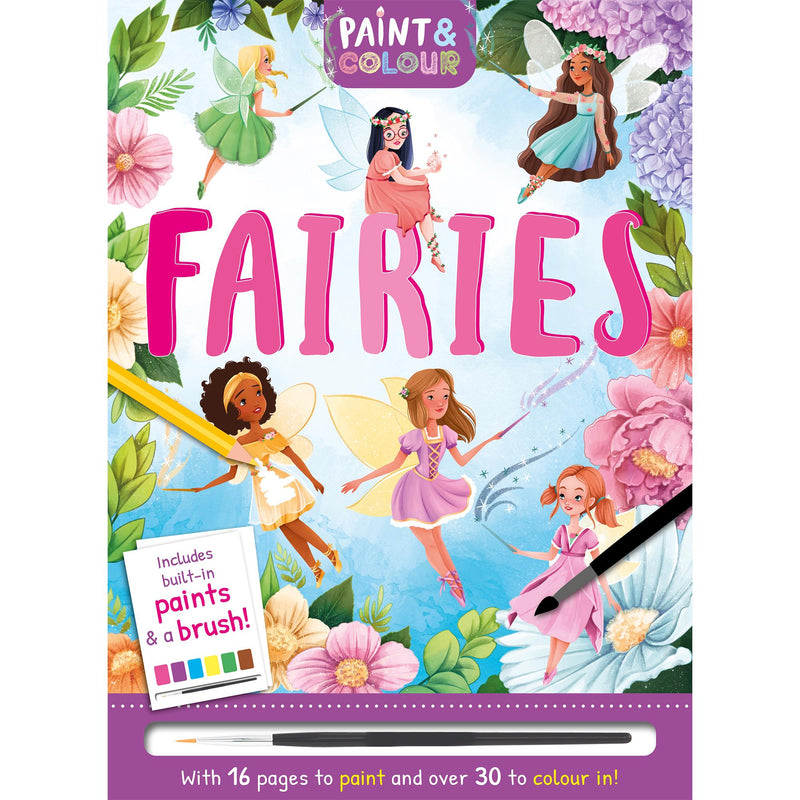 Igloo Books paint and colour fairies book, UK version