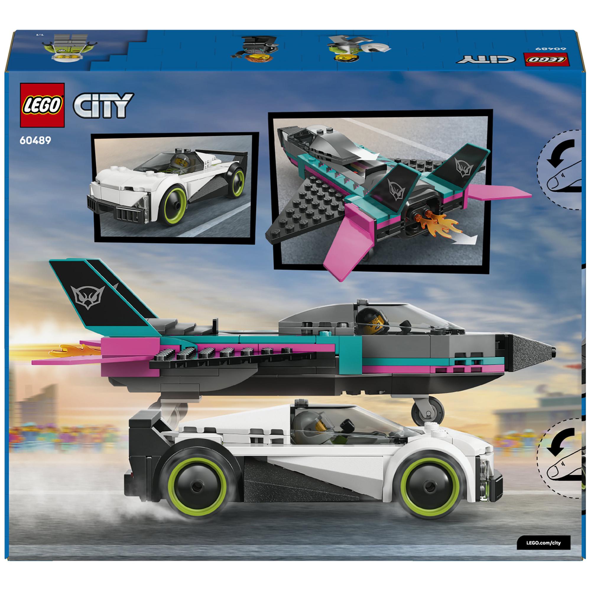 LEGO City Jet vs. Car building set 259 pieces (British brand)