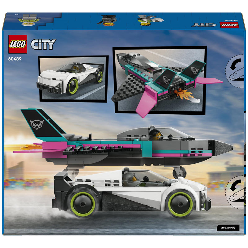 LEGO City Jet vs. Car building set 259 pieces (British brand)