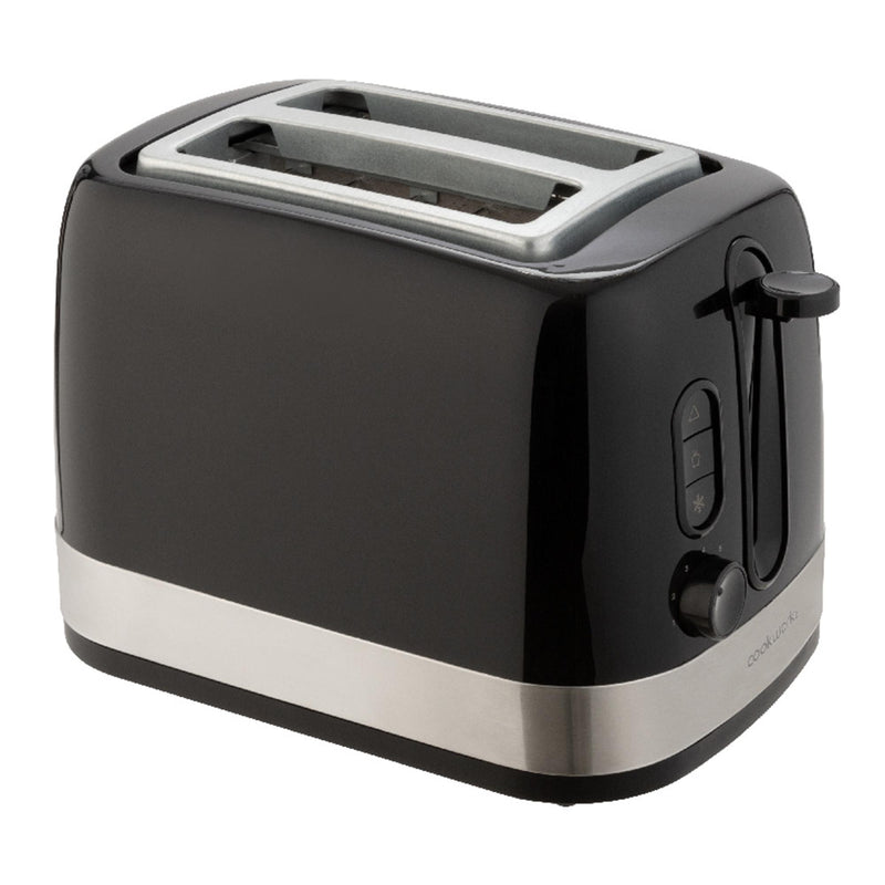 Cookworks illuminated black 2 slice toaster - British product