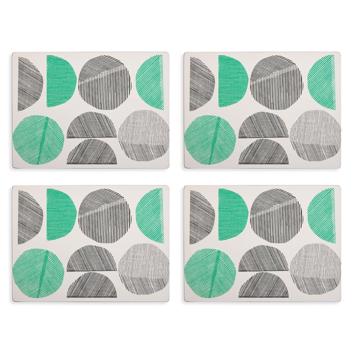 Habitat Linear Circles Placemats Pack of 4, UK version