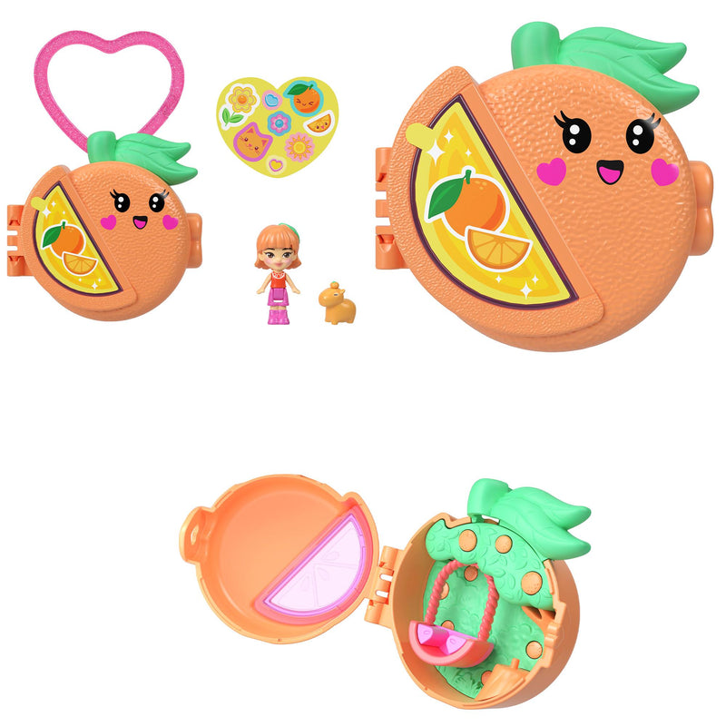 Polly Pocket micro fruit playset compact, UK version