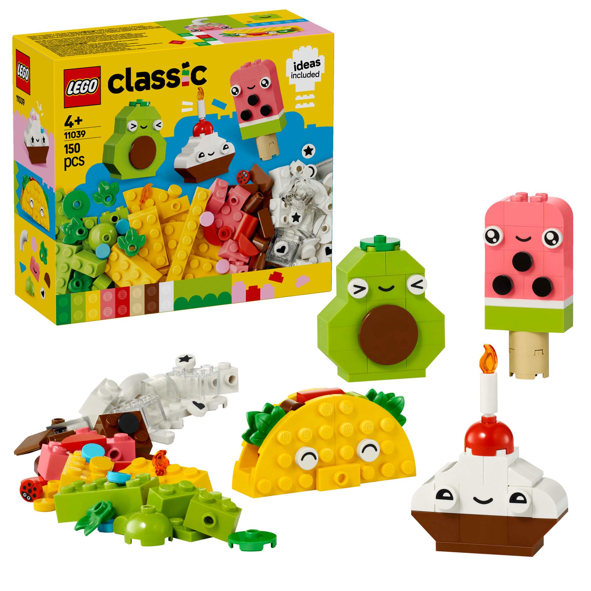Creative Food-Themed Building Toy Set with 150 Pieces for Ages 4+
