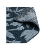 Habitat Botanical Bath Mat Navy Cotton 80x50cm, UK version