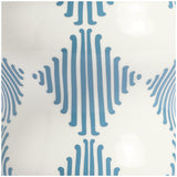 Habitat Harlequin ceramic flared vase blue - British product