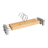 Habitat pack of 3 wooden clip trouser hangers, UK version