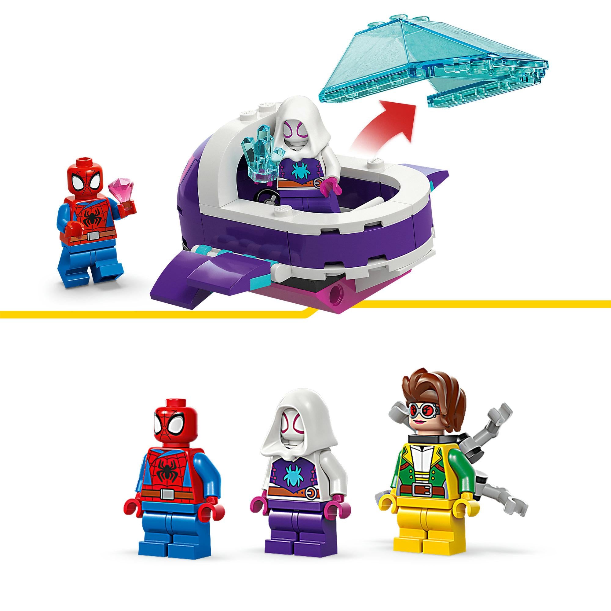 LEGO Marvel Spidey submarine set 154 pieces, imported from the UK