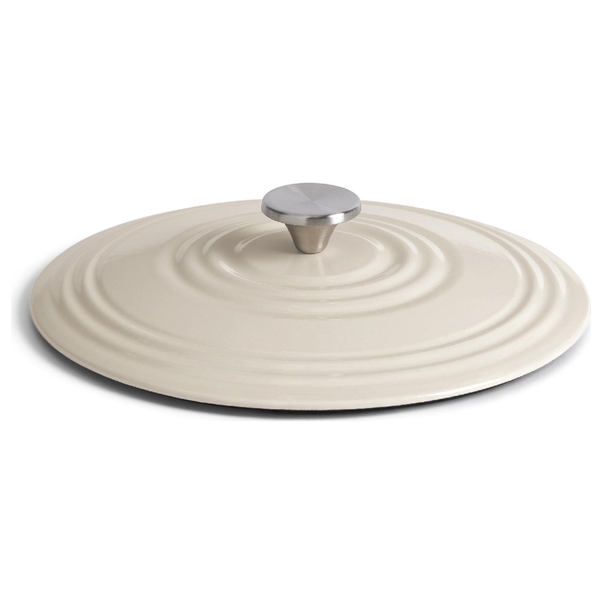 Habitat cream cast iron casserole dish 4L, imported from the UK